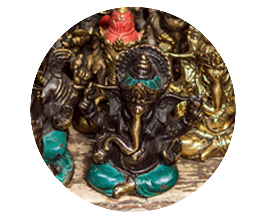 Antique Brass Ganesha